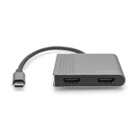 Digitus Video adapter cable | 19 pin HDMI Type A | Female | 24 pin USB-C | Male | Space grey - 2